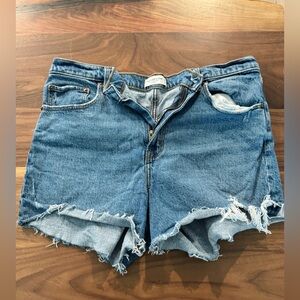 Abercrombie & Fitch Blue Jean Shorts